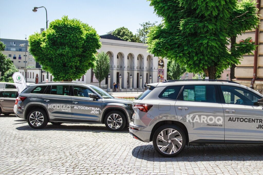 Vystavené vozy - Kodiaq a Karoq