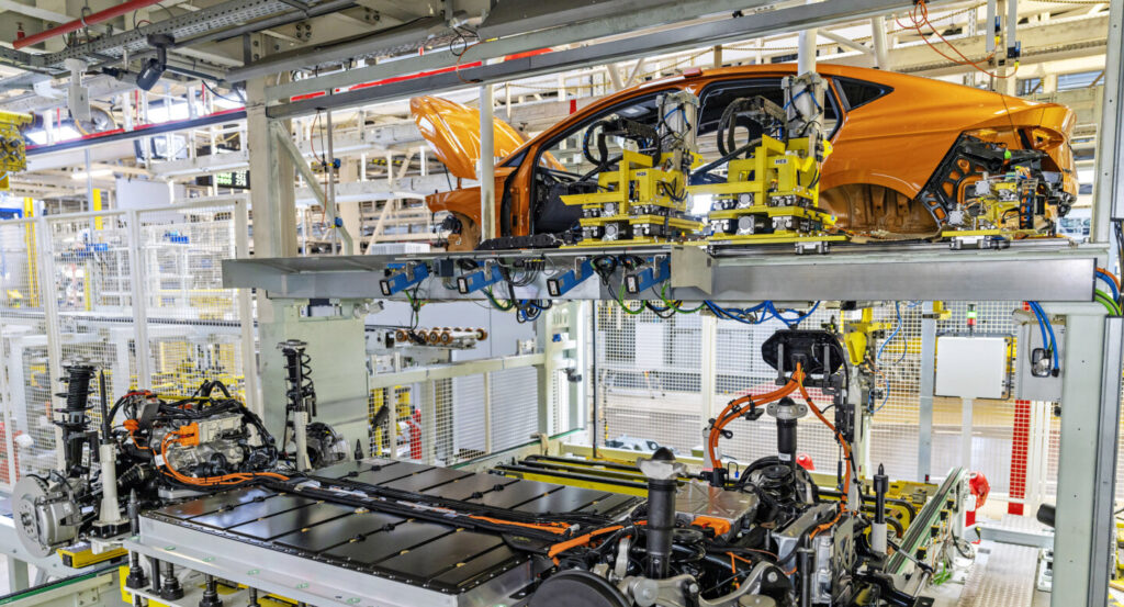 Výroba vozu Škoda Enyaq Coupe iV ve ŠKODA Auto Mladá Boleslav