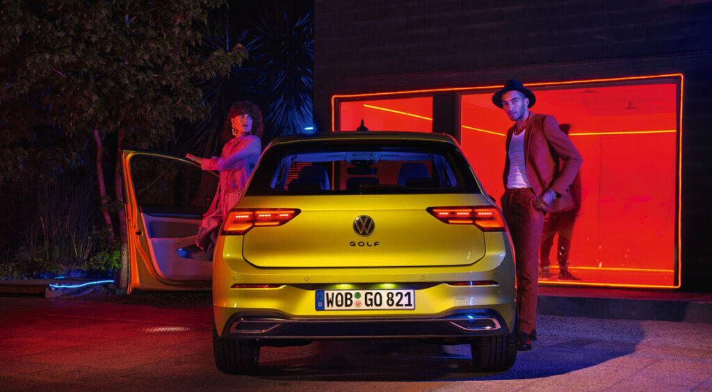 VW Golf 8. generace s dynamickým designem